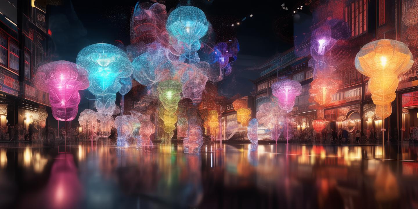 “皤滩古镇无骨花灯元宇宙展:数字藏品引领文化传承新风尚”